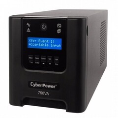 CyberPower ИБП Line-Interactive PR750ELCD 750VA/675W USB/RS-232/EPO/SNMPslot (6 IEC С13)