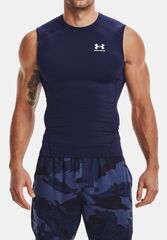 Теннисная футболка Under Armour Men's HeatGear Armour Sleeveless - White, Blue