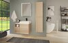 Cezares 55036 SPACE Шкафчик подвесной c двумя открытыми полками 55036 Frassino scuro, 30x45x50