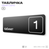 Таблички с номером кабинета 