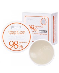 Гидрогелевые патчи с коэнзимом Q10 и коллагеном PETITFEE Collagen & CoQ10 Hydrogel Eye Patch 60 шт