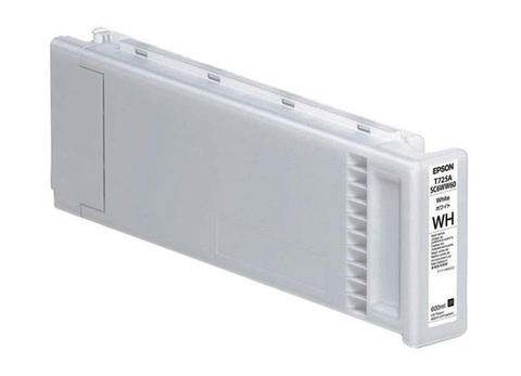 Картридж Epson T725A UltraChrome DG белый повышенной емкости 600 мл для текстильного принтера SC-F2000 (C13T725A00)