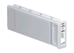 Картридж Epson T725A UltraChrome DG белый повышенной емкости 600 мл для текстильного принтера SC-F2000 (C13T725A00)