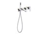 Aquatek AQ1644CR AQ1644CR ЛИБРА смеситель для ванны встроенный (внешняя и скрытая часть)