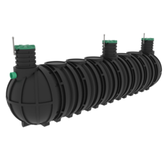 Ливневое очистное сооружение Мультпласт Модуль ЛОС 40(10340x2400x2400см;1995кг;) - арт.561664