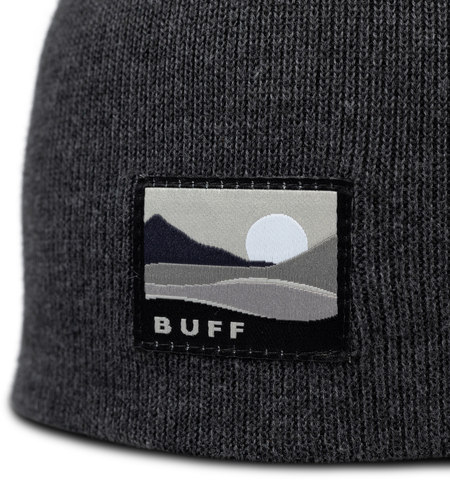 Картинка шапка вязаная Buff Knitted Lilon Long Grey Heather - 4