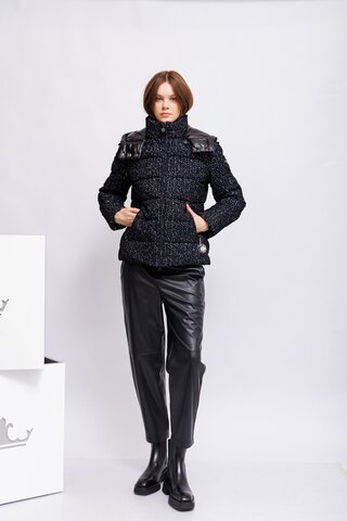 Frieda & Freddies Куртка бархатистая с люрексом на инновационном утеплителе Thermolite