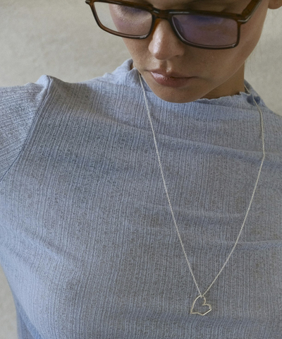 Колье Wired heart small