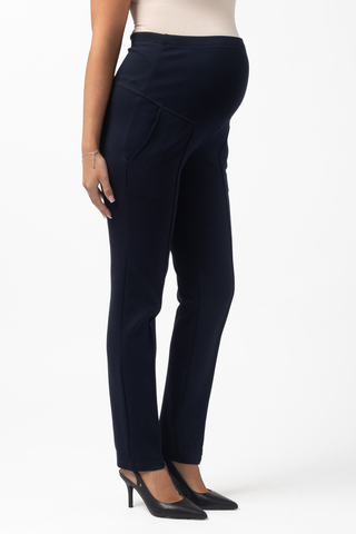 Брюки для беременных 16324 темно-синий