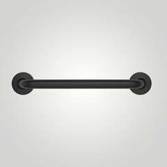 Поручень прямой 800 мм нерж. сталь NOFER 15054.80.N чёрный