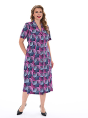 4536 Халат на пуговицах