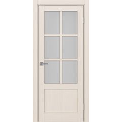 Купить Межкомнатная дверь экошпон Турин 541ПФ.2221 ясень перламутровый остеклённая
