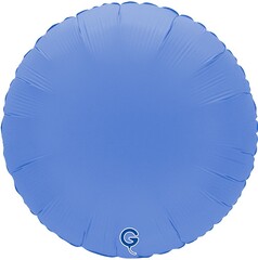 Г 18''/46 см, Круг, Матовый, Голубой Лотос, 1 шт.