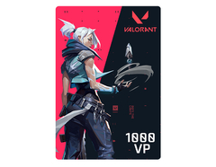 Игровая валюта Valorant: 1000 VP [Цифровая версия] (для ПК, цифровой код доступа)