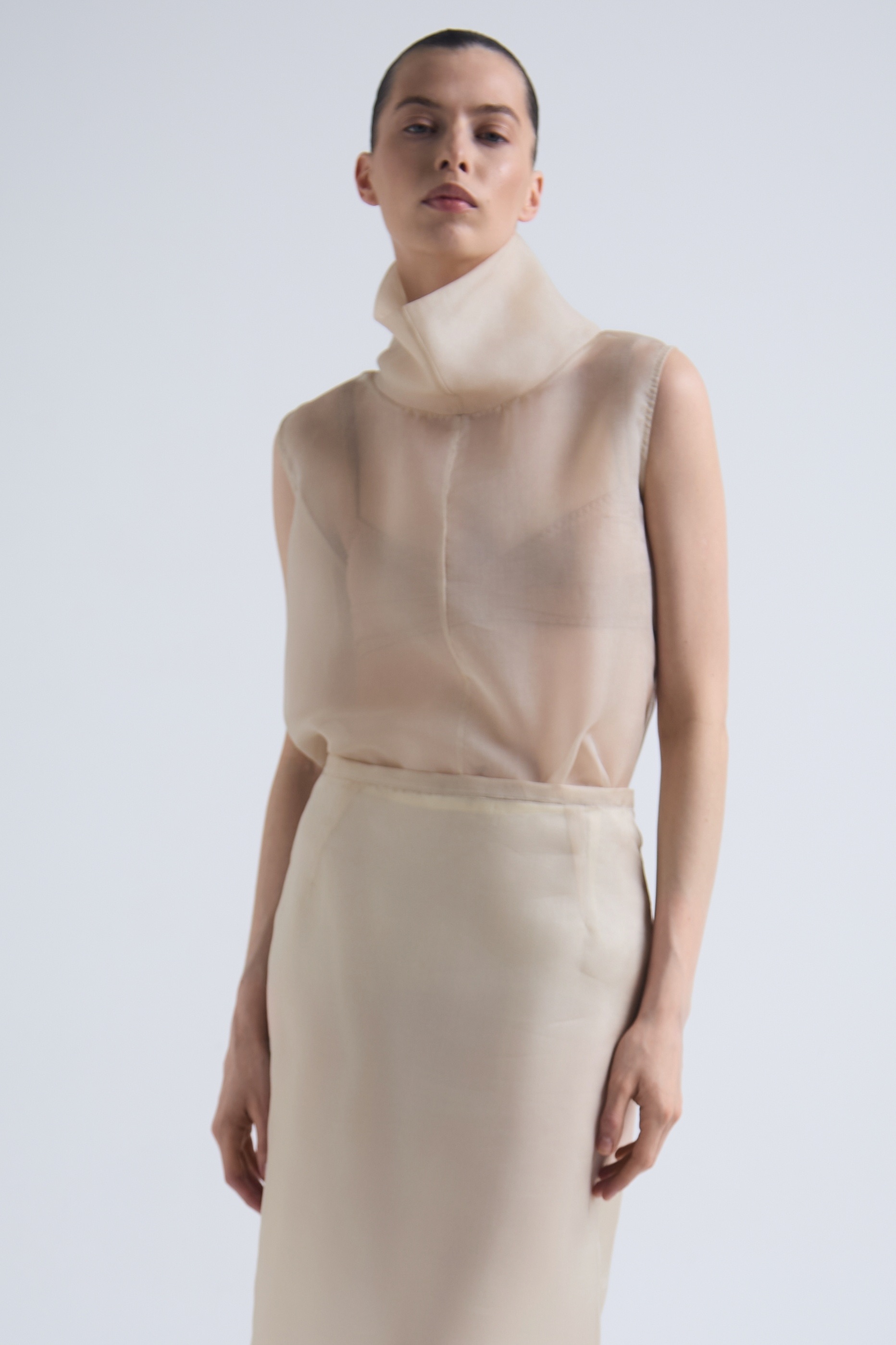 Блуза Travertine из шелковой органзы