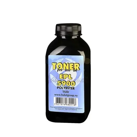 Тонер БУЛАТ для Epson EPL-5900 (Чёрный, банка 160 г), Polyester
