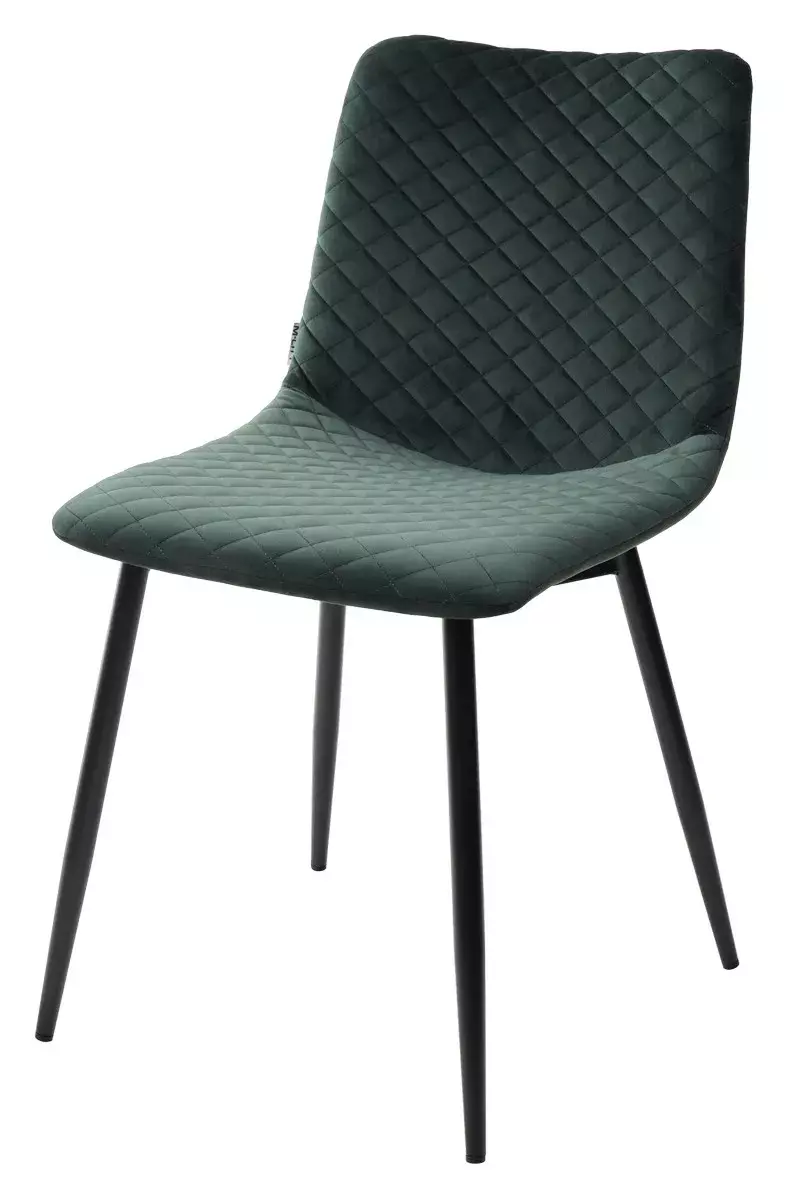 Стул TINTIN BLUVEL-78 GREEN / черный каркас М-City