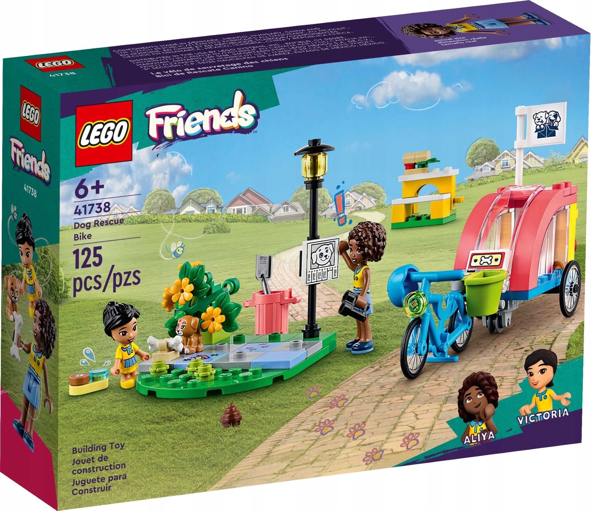 Конструктор LEGO Friends 41738 Велосипед для спасения собак купить в Москве  | Доставка по России.