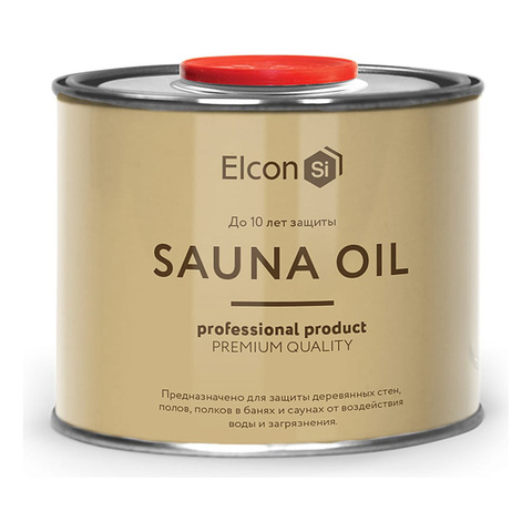 Масло для дерева Elcon Sauna oil, бесцветное 0,5 л