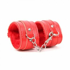 Наручники на меху SM Bondage Red