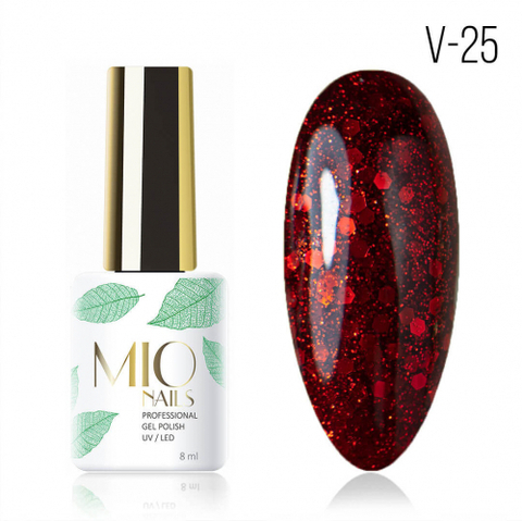 MIO Гель-лак.  V-25. Маскарад-8мл