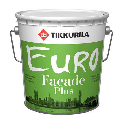 Tikkurila Euro Faсade Plus/Тиккурила Евро Фасад Плюс акриловая фасадная краска с силиконом