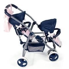 La Nina Трехколесная коляска для двух кукол серия Карлота, 81 см.  (60421)