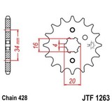 Звезда ведущая JT JTF1263.13 JTF1263-13 TT225R TTR225 XT225 Serow