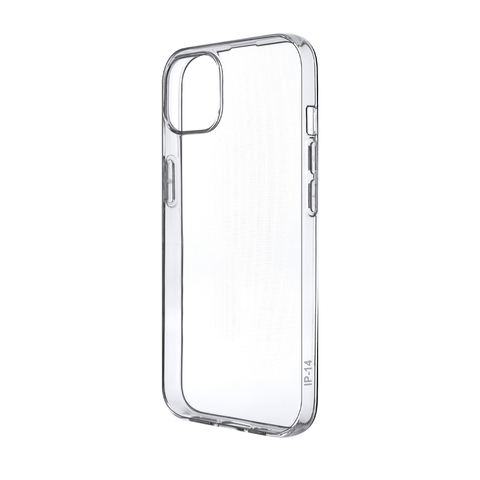 Силиконовый чехол TPU Clear case (толщина 1.2 мм) для iPhone 14 (Прозрачный)