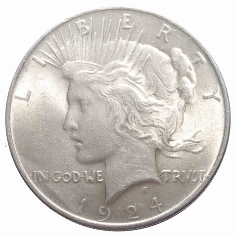 1 доллар 1924. США AU (Мирный)