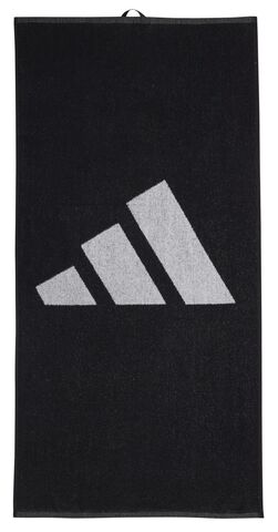 Теннисное полотенце Adidas 3BAR Towel Small - black/white