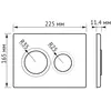 Berges 43404 Комплект : инсталляция NOVUM кнопка O5 Soft Touch черная, унитаз SIGMA Rimless 52 см, сиденье дюропласт микролифт, быстросъём