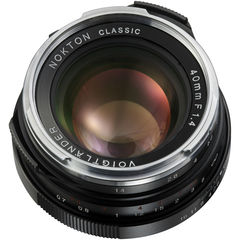 Объектив Voigtlander Nokton Classic 40mm f/1.4 MC Lens