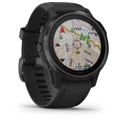 Мультиспортивные часы Garmin Fenix 6S Pro Black with Black Band  с навигатором