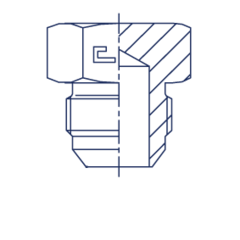 Заглушка VF JIC 1/2" CAST