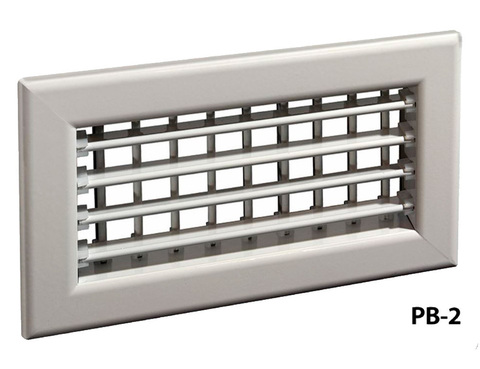 Настенная двухрядная решетка Ровен РВ-2-600*300