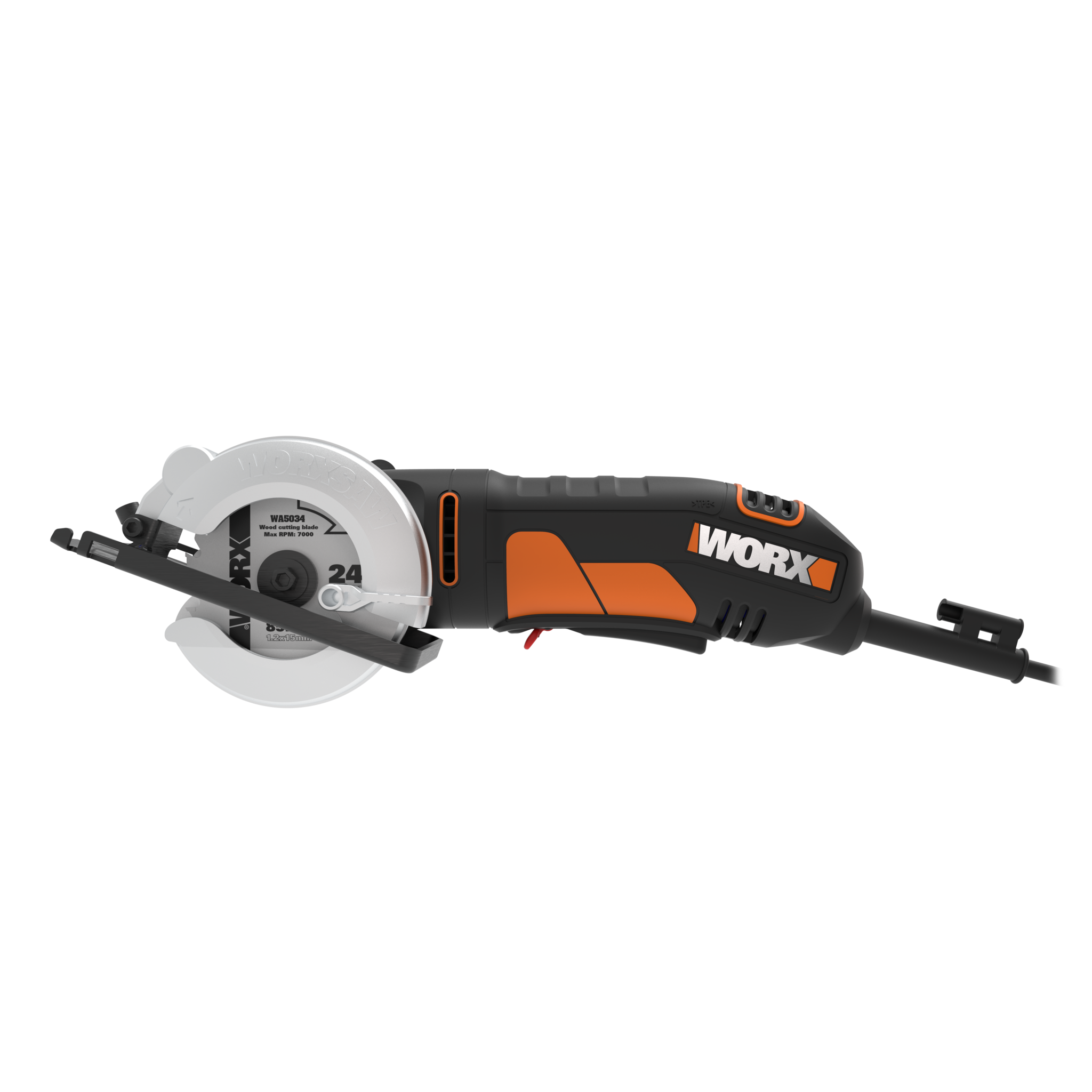 Дисковая пила WORX WX423.1, 400Вт, 85 мм, кейс