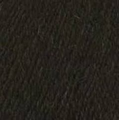 Пряжа "Деревенька", 100% Шерсть, 100гр, 170 м, коричневый