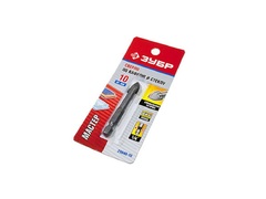 ЗУБР 10 мм 2х кромка, HEX 1/4, Сверло по стеклу и кафелю (29840-10)