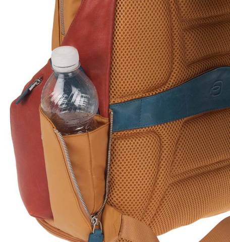 Рюкзак унисекс Piquadro Coleos, чёрный, кожа искусственная/кожа натуральная (CA2943OS/N)