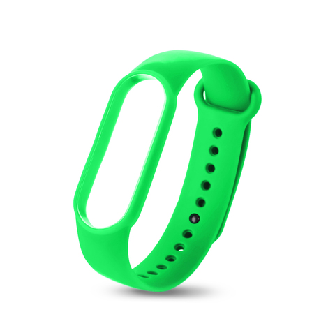 Силиконовый ремешок Silicon Loop для Xiaomi Mi Band 7 (Зеленый чай / Tea green)