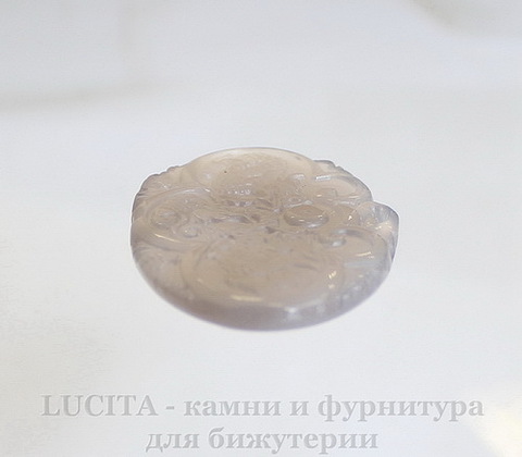 Подвеска Агат Резной 45,4х33,3х5,5 мм №1