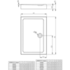 Душевой поддон 120х80 см Radaway Doros D Compact SDRD1280-05