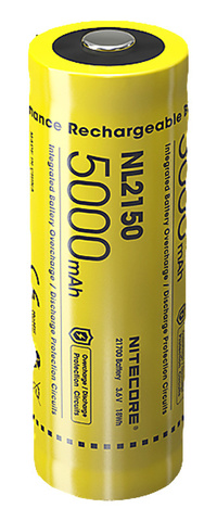 Аккумулятор Nitecore NL2150HPI 21700 Li-Ion 5000mAh