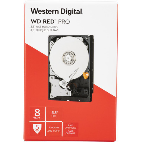 Диск Western Digital 8TB Red Pro 7200 rpm SATA III 3.5