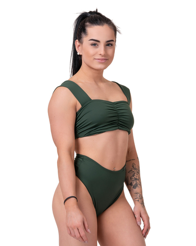 Спортивный топ Nebbia Miami retro bikini - top 553 green