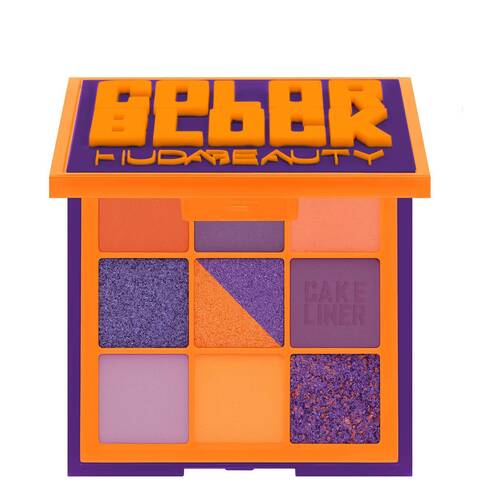 Hudabeauty Orange & Purple Color Block Obsessions Eyeshadow Palette
