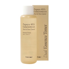 Trimay Papaya 4HA Galactomyces Peel & Pore Control Toner тонер-эссенция кислотный пилинг с папайей и галактомисисом