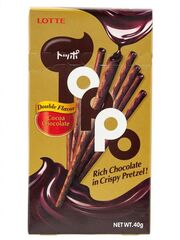 Печенье-палочки с шоколадной начинкой Toppo Lotte