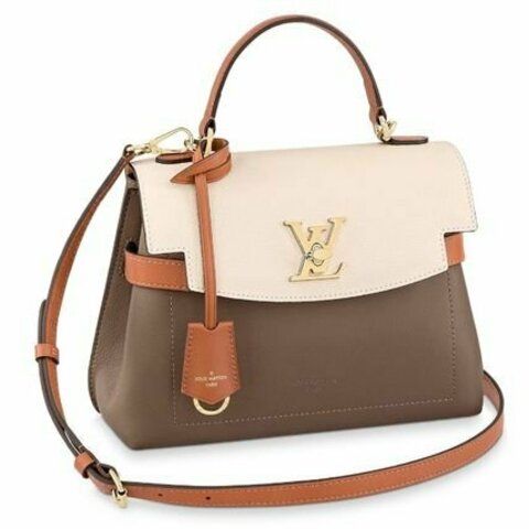 Сумка Louis Vuitton Lockme Ever BB коричневый/бежевый